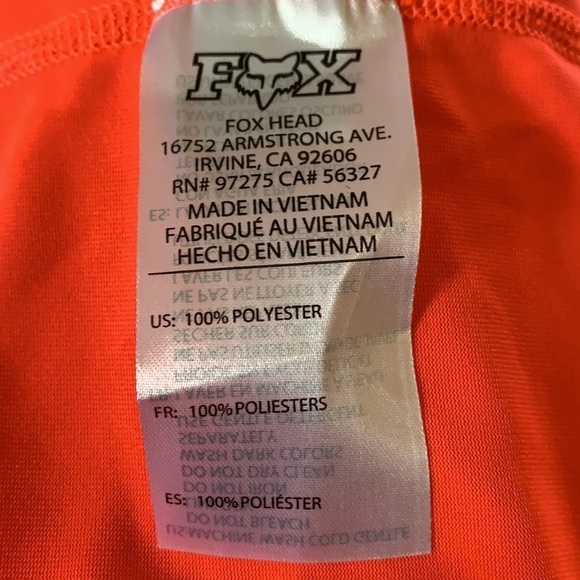Fox Ranger New With Tags Short Sleeve Jersey T Shirt in Atomic Punch - Picture 8 of 10